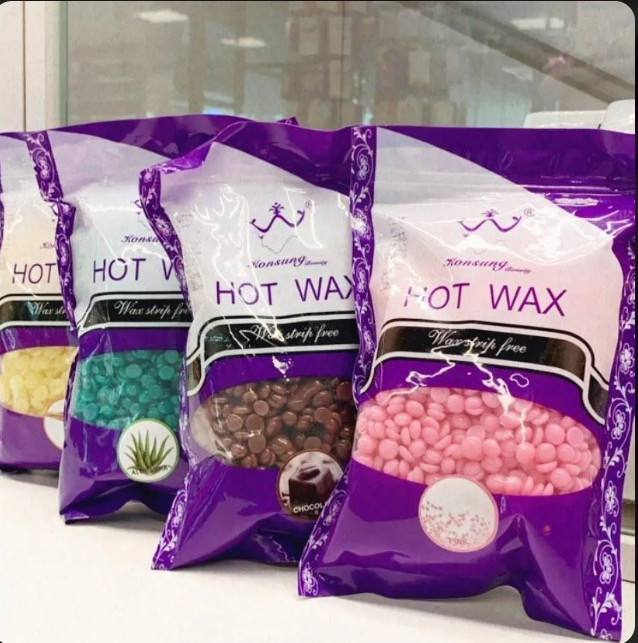 Hot Wax Beads for Sensitive Skin, Multicolor, 100g