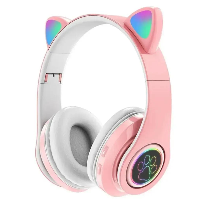 Cat-Ear Bluetooth Headphones for All Devices