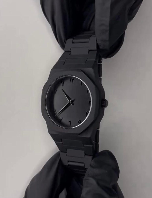 Black Stainless Steel Men's Analogue Watch