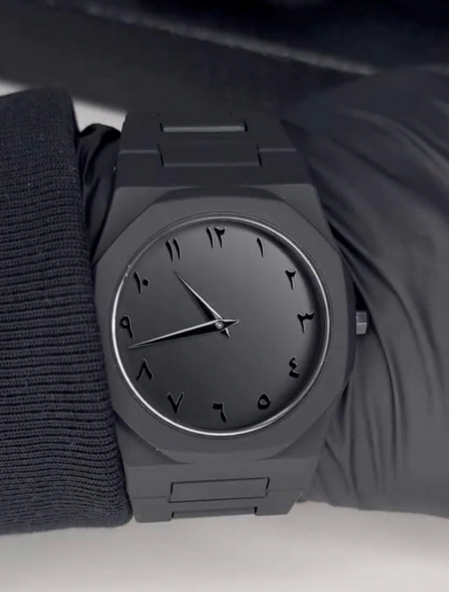 Black Stainless Steel Men's Analogue Watch