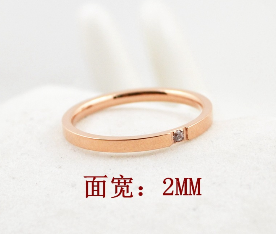 Couple Diamond Wedding Rings Rose Gold & Silver