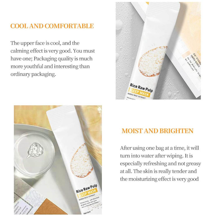 Rice Pulp Whitening Face Mask Set of 10
