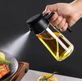 Premium Glass Oil Spray Bottle for Kitchen Use