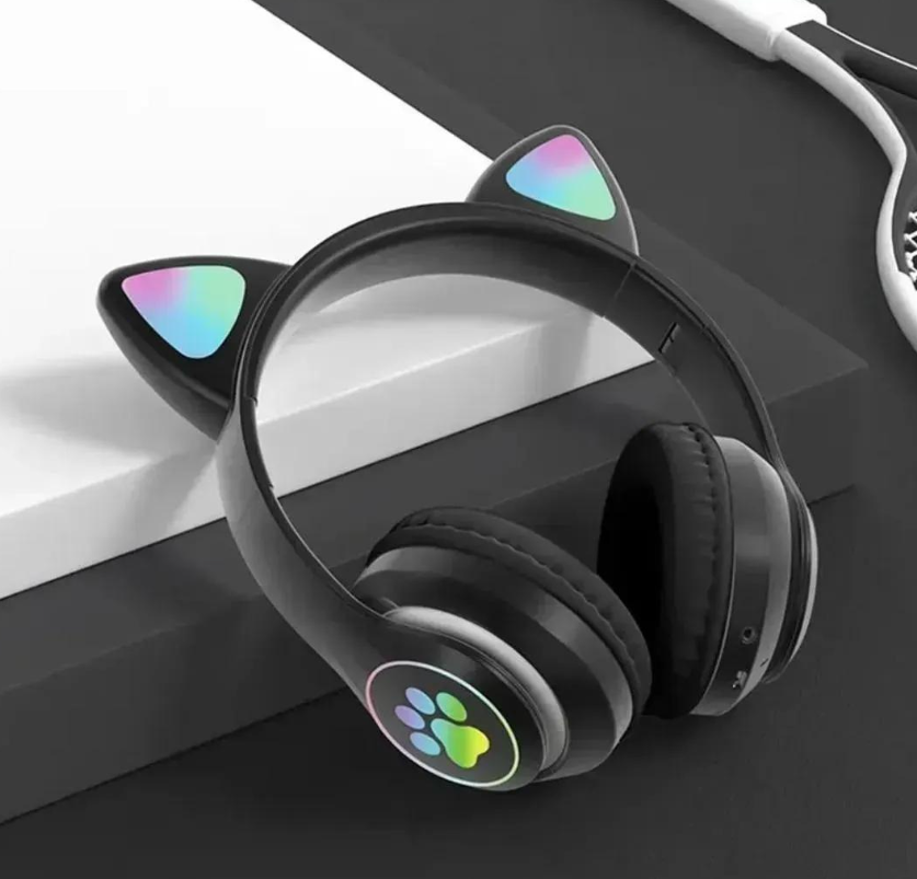 Cat-Ear Bluetooth Headphones for All Devices