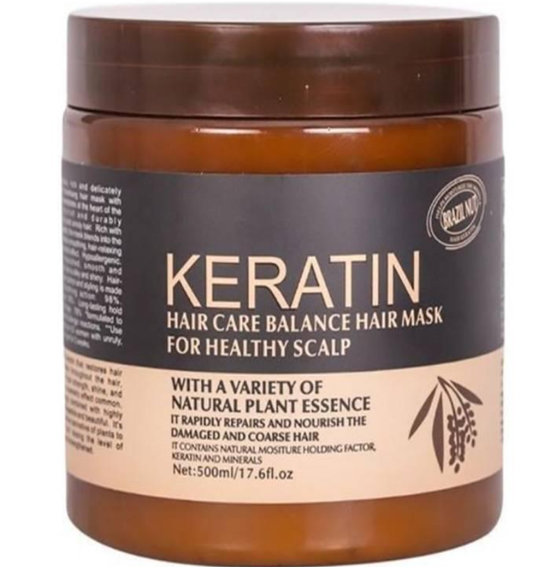 Keratin Hair Mask + Hair Food Oil Pack of 2