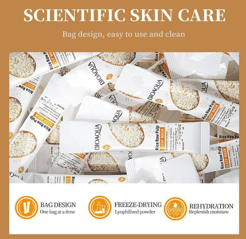 Rice Pulp Whitening Face Mask Set of 10