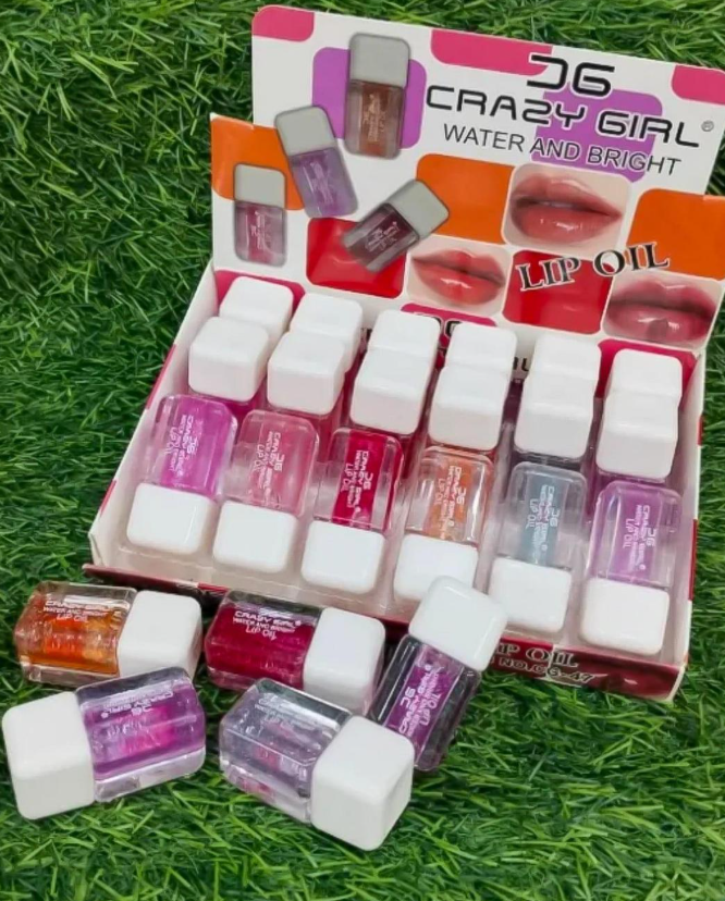 Hydrating Lip Oil Glossy Finish Cherry Peach Shades